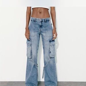 Zara Cargo Jeans